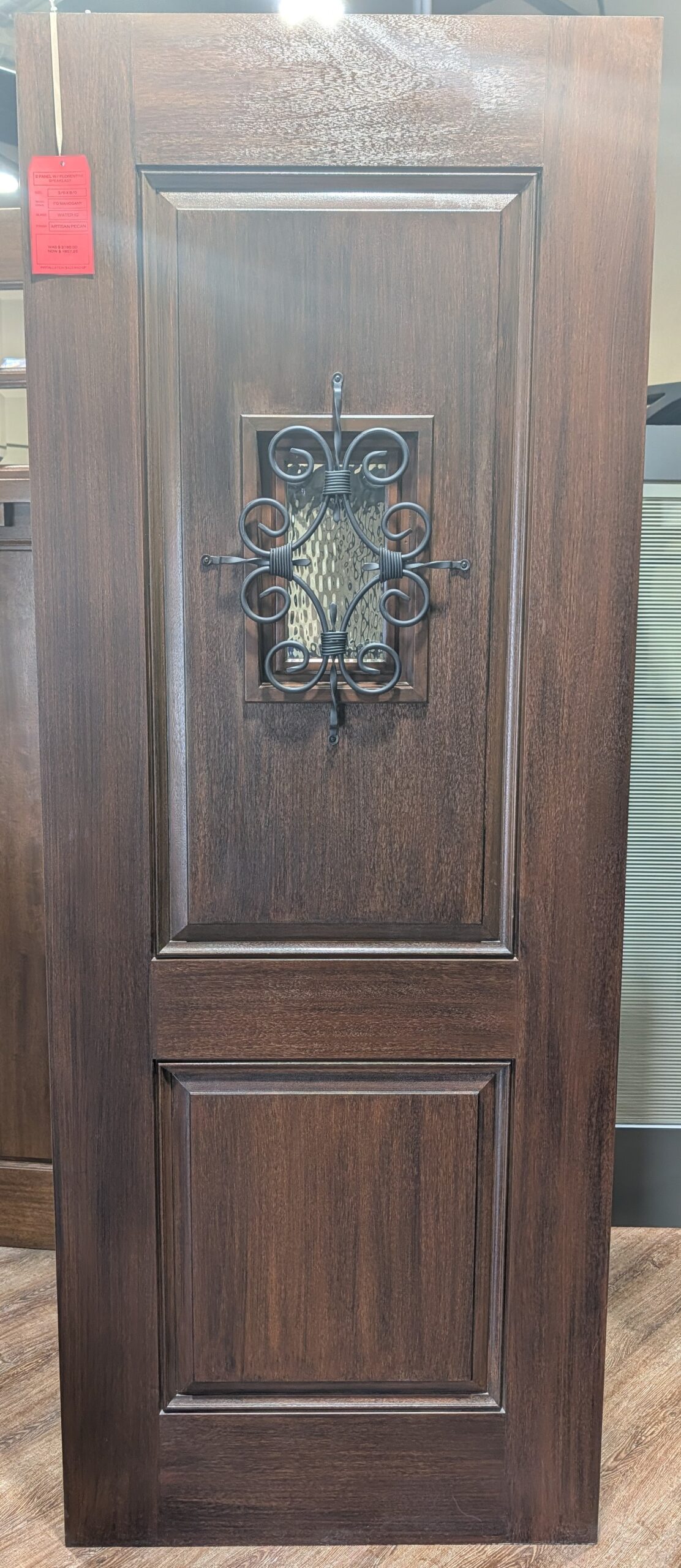 2 PANEL SQUARE SMOOTH PANELS WITH SPEAKEASY KIT - Exterior
